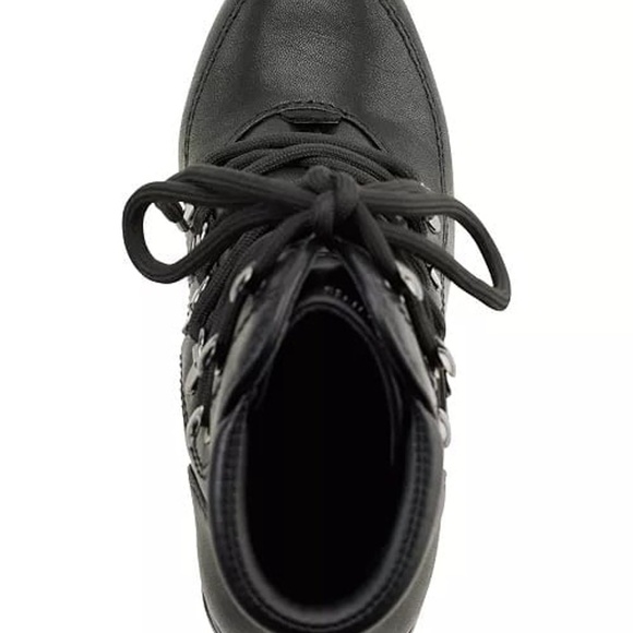 DKNY Women's Lenni Lace-Up Platform Block-Heel Boots SIZE 10 new with box - Picture 4 of 12